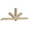 Ekena Millwork Kennewick Rough Sawn Timber Gable Bracket, Douglas Fir, 84"W x 24"H x 4"D x 4"F, 7/12 Pitch GBW084X24X0404KEN00RDF - alternate 4